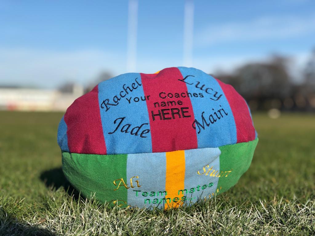 Rugby Ball Cushion