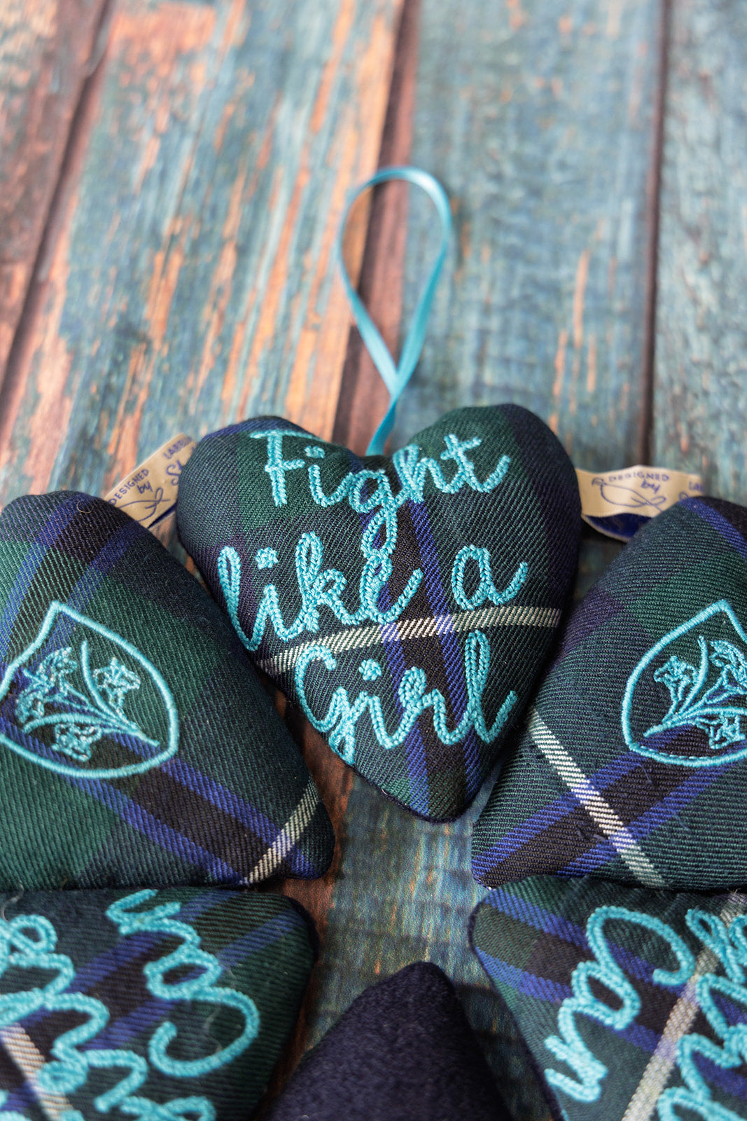 Lavender Stuffed Hearts