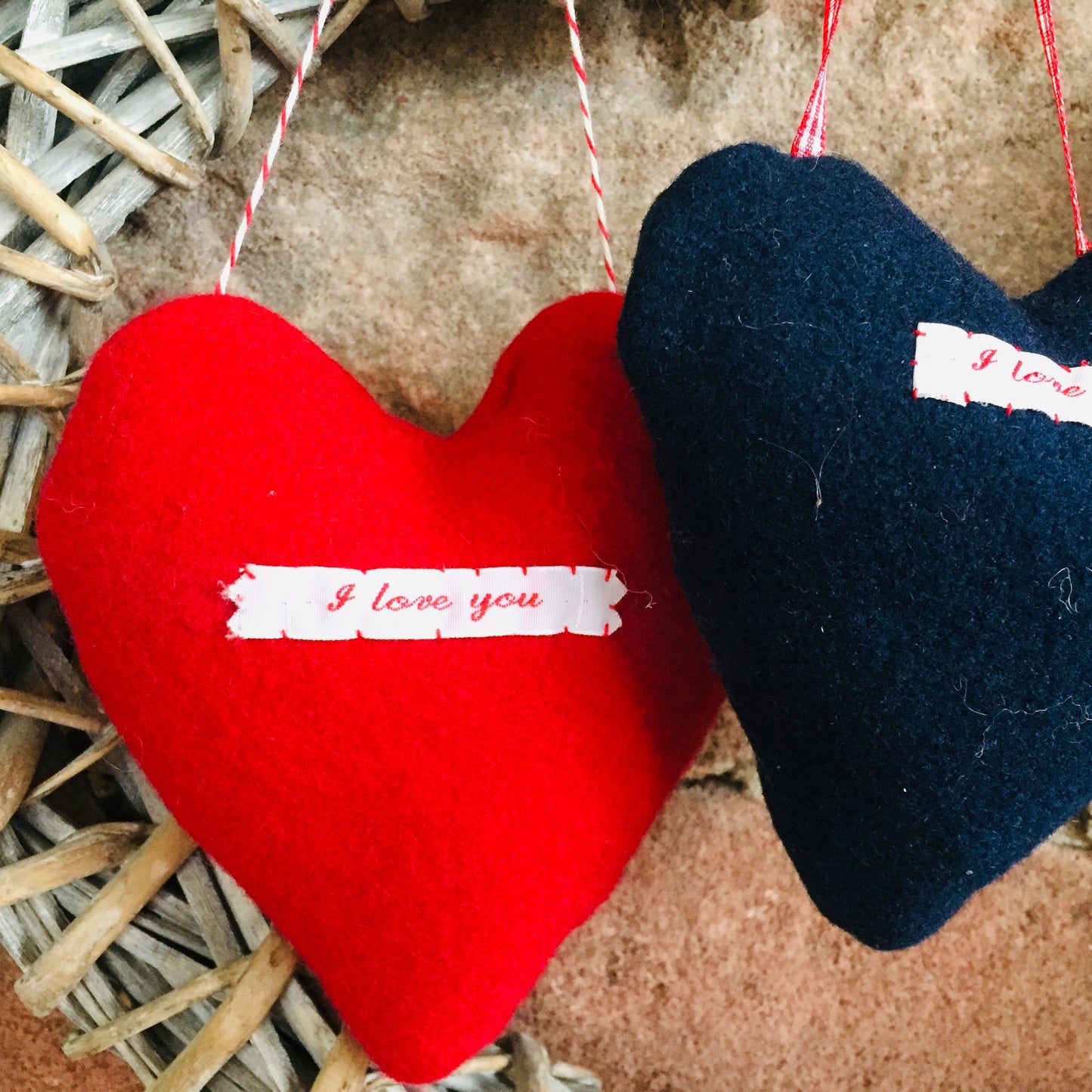 Lavender Stuffed Hearts