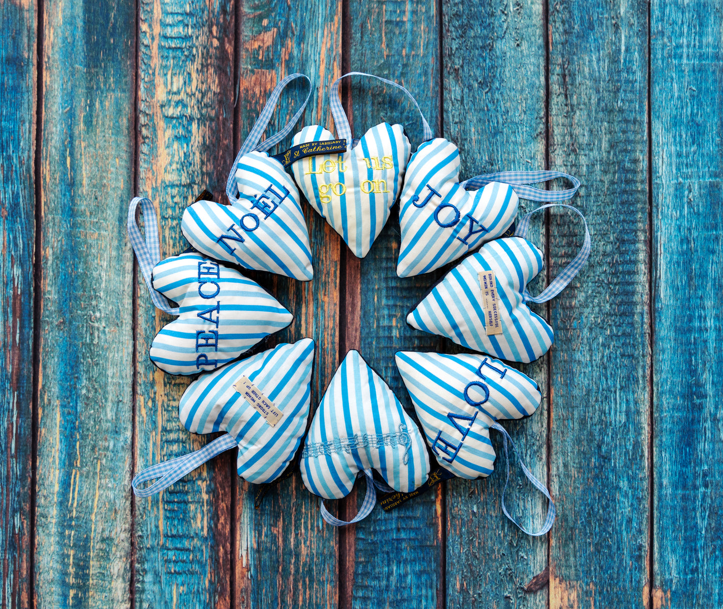 Lavender Stuffed Hearts