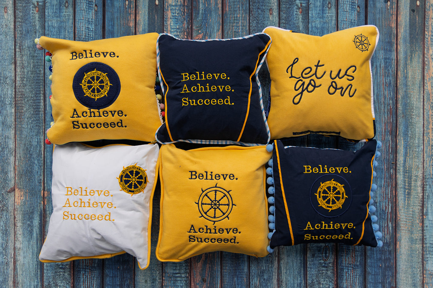 School Logo & Motto Cushion Collection