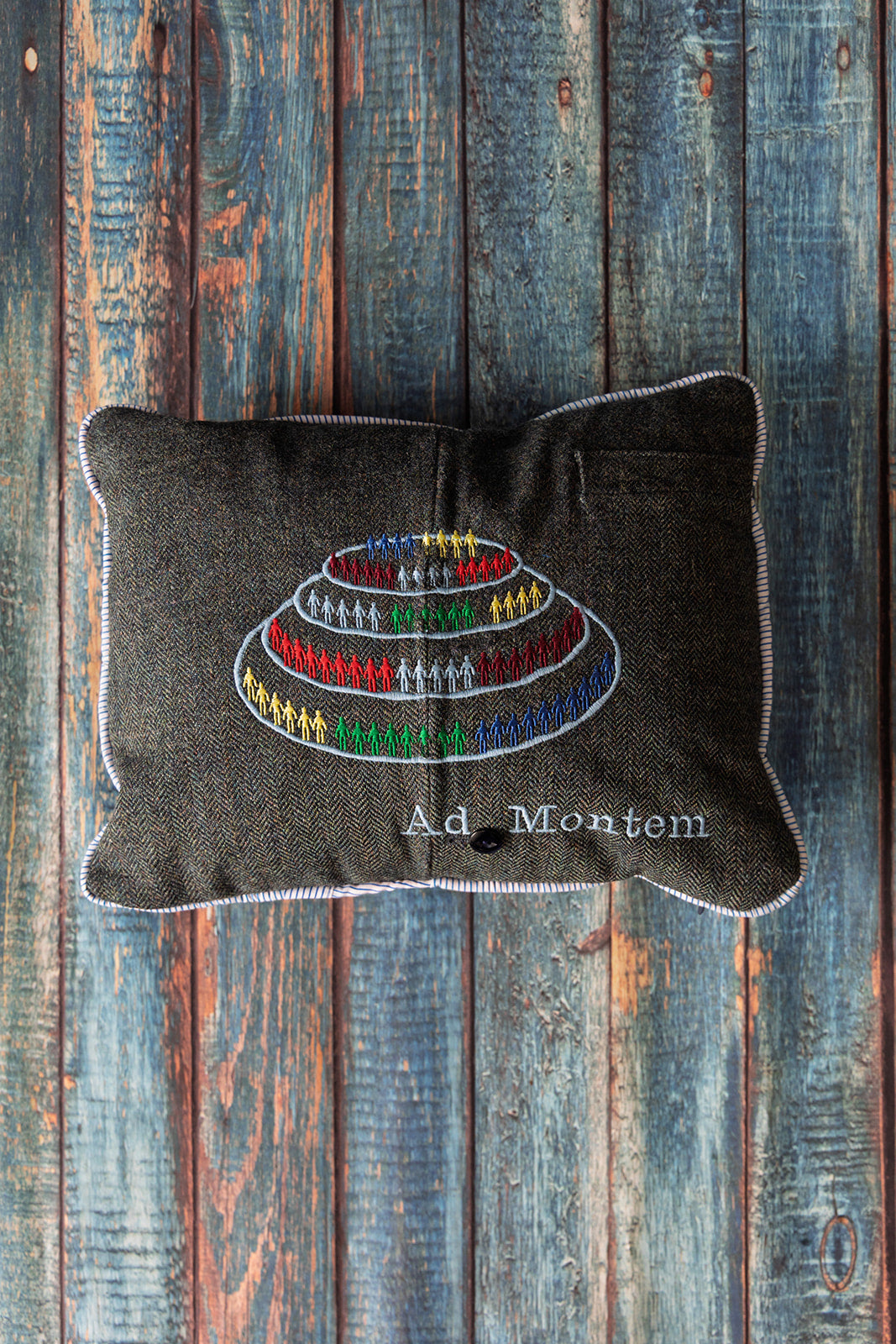 Marlborough College House Swipe Cushion