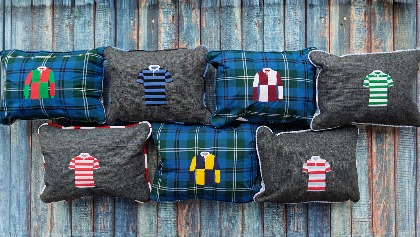 Marlborough College House Swipe Cushion